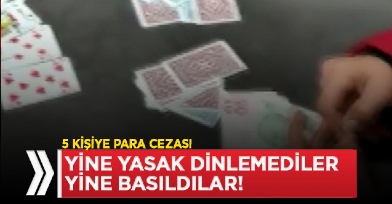 Fatih'te kahvehanede kumar oynayanlara baskın