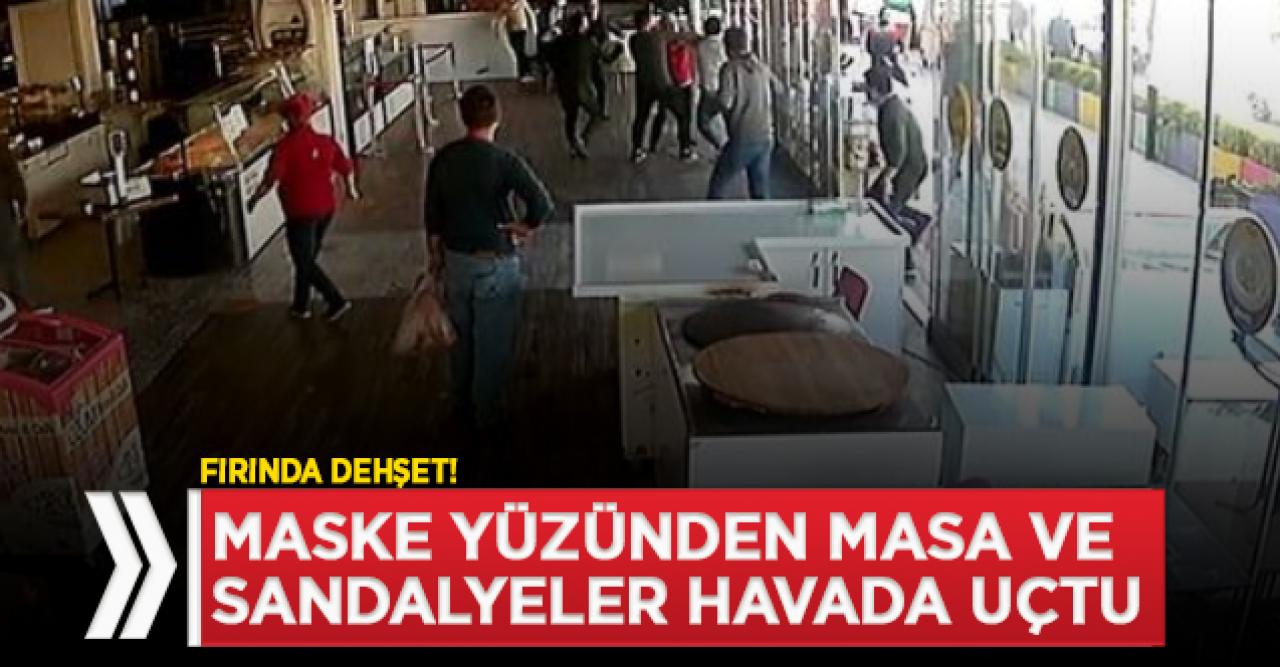 Sandalyeler havada uçtu! Maske uyarısı kavgayla bitti