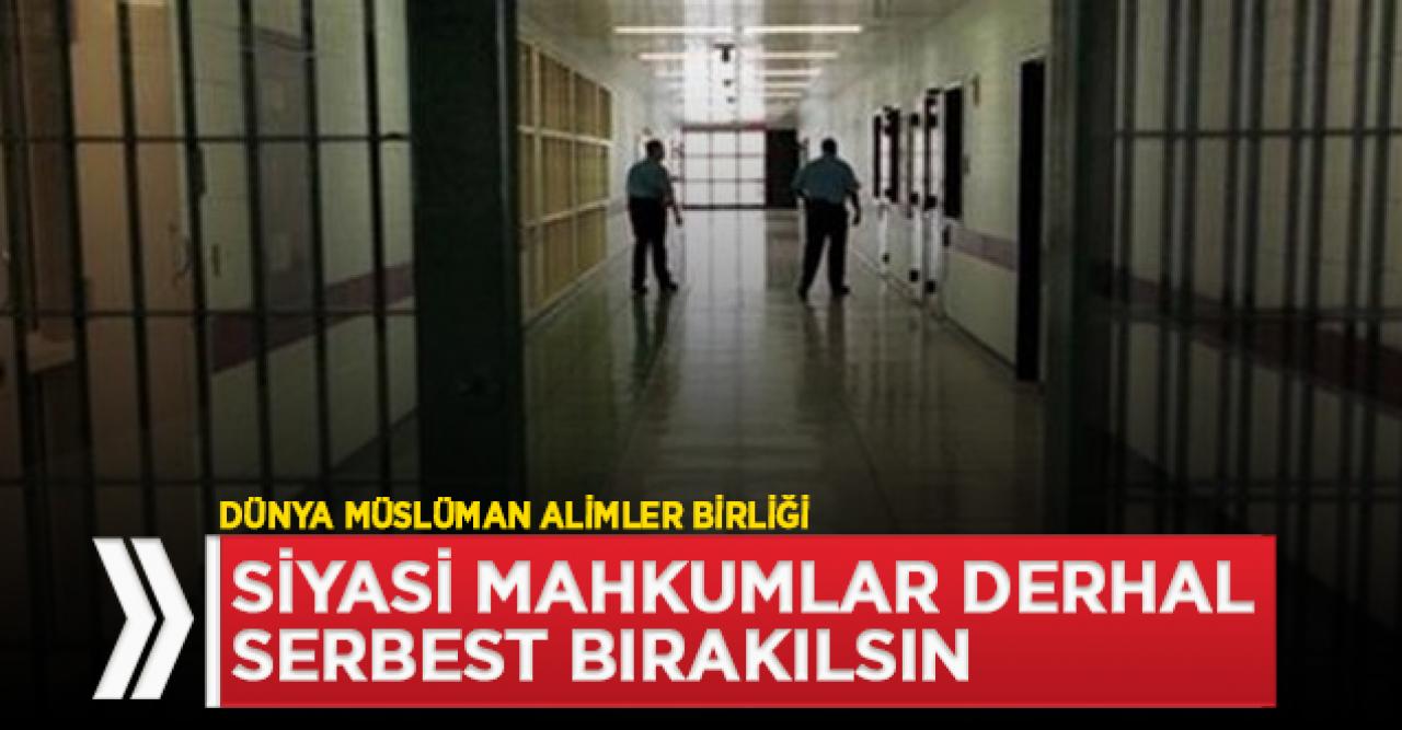 Arap ülkelerindeki siyasi mahkumların bırakılmasını istedi