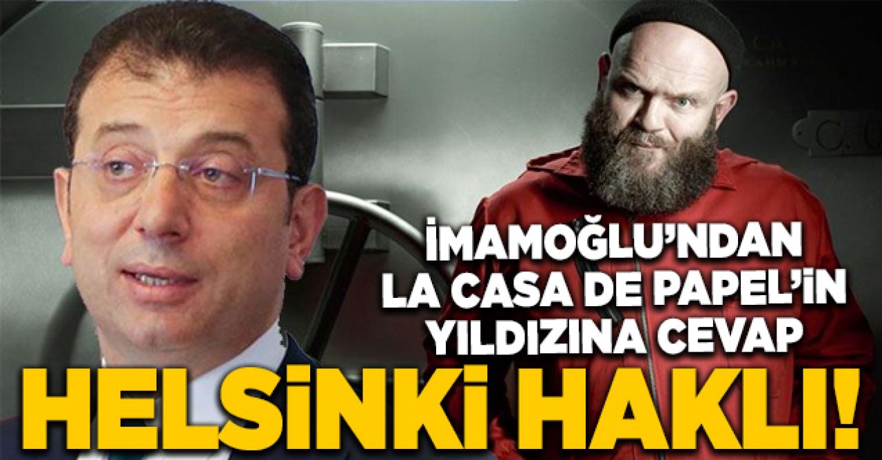 Ekrem İmamoğlu'ndan LCDP'nin Helsinki'si Darko Peric'e İstanbul yanıtı