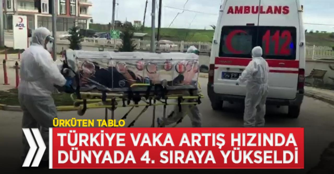 Türkiye günlük vaka sayısında İtalya'yı geçti!  Dünyada 4. sıraya yükseldi