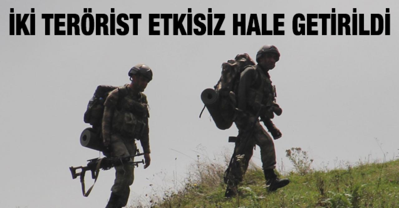 2  PKK'lı terörist etkisiz hale getirildi