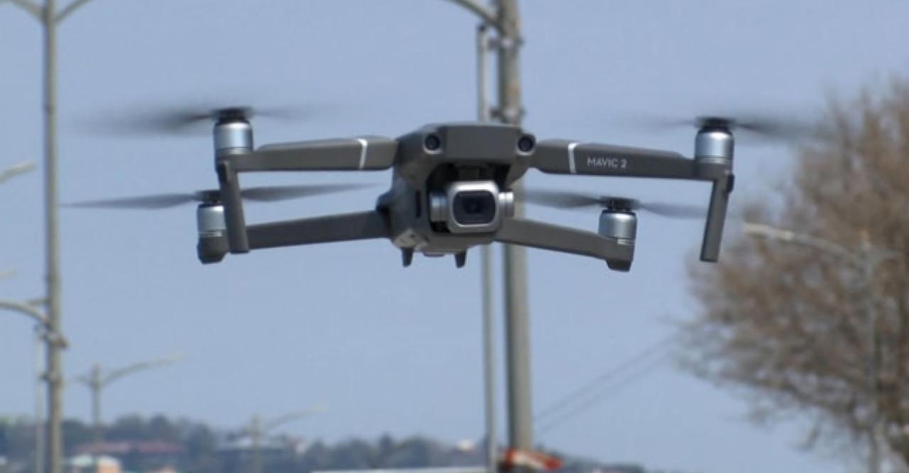 Üsküdar sahilinde drone'lu denetim