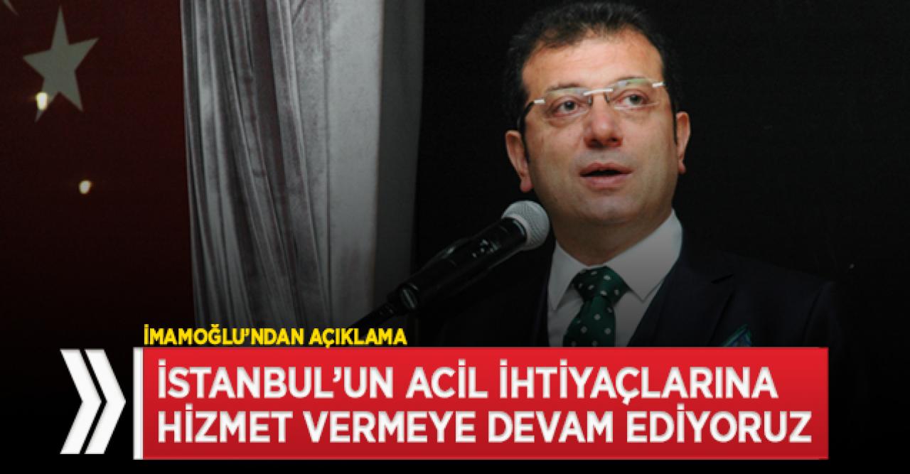 İmamoğlu merak edilenleri açıkladı: 153 çağrı hattı acil ihtiyaçlarınızı bekliyor