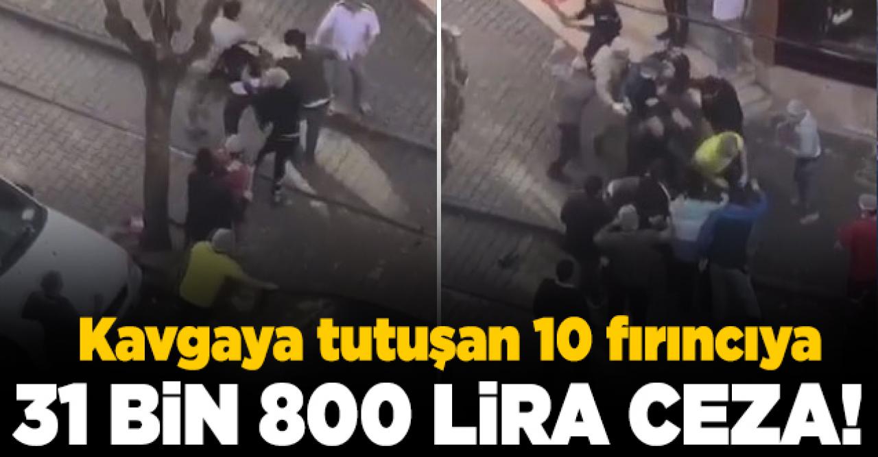 Esenler'de fırıncıların kavgasına 31 bin 800 lira ceza