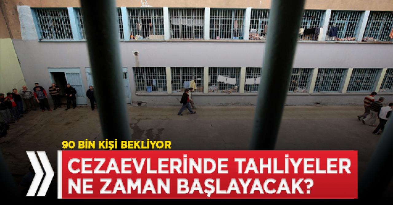 Cezaevlerinde tahliyeler ne zaman başlıyor?