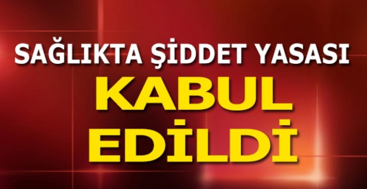 Sağlıkta şiddet düzenlemesi yasalaştı! Şiddetin cezası yüzde 50 arttı