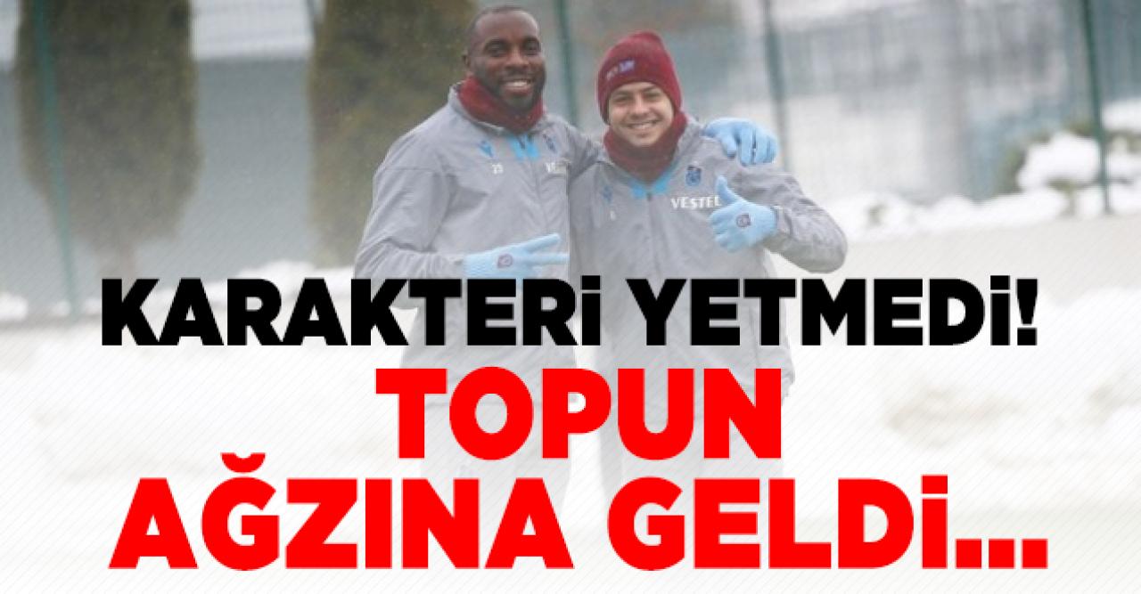 Trabzonspor'un sambacısı topun ağzında! Karar Çimşir'in