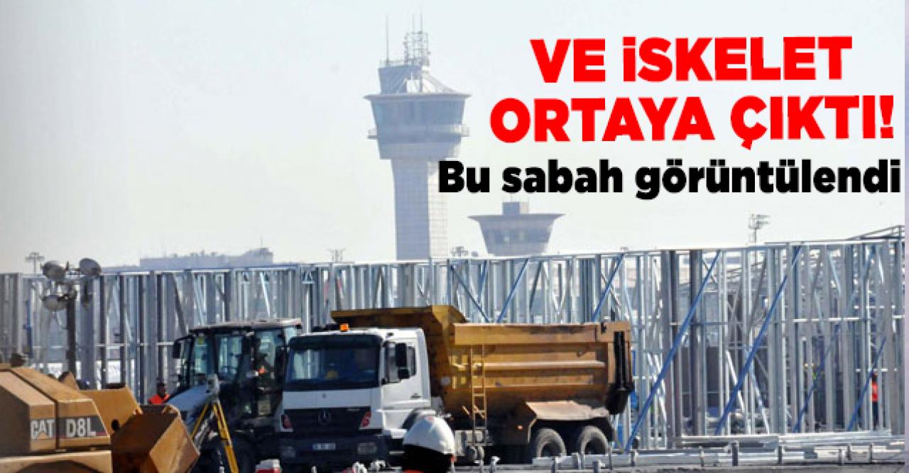 Pandemi hastanesinin iskeleti ortaya çıktı