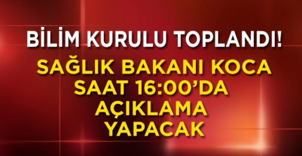 Bakan Koca saat 16:00' da açıklama yapacak