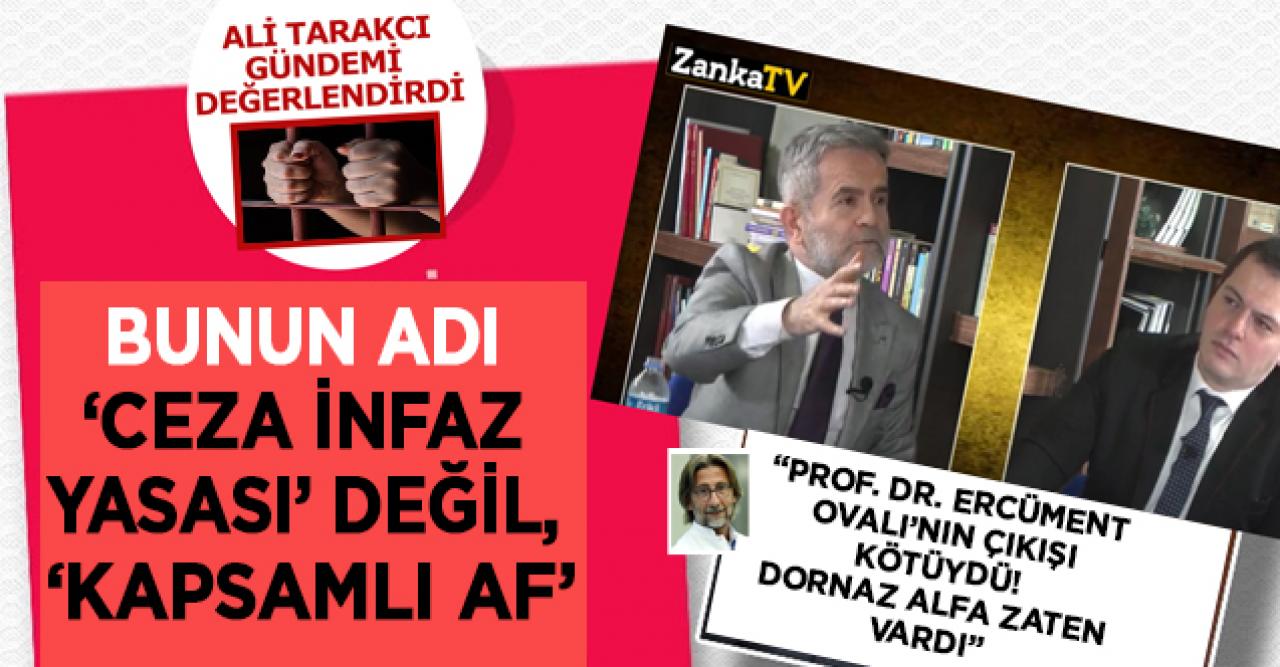 Ali Tarakcı: Ceza infaz yasası değil, kapsamlı af!