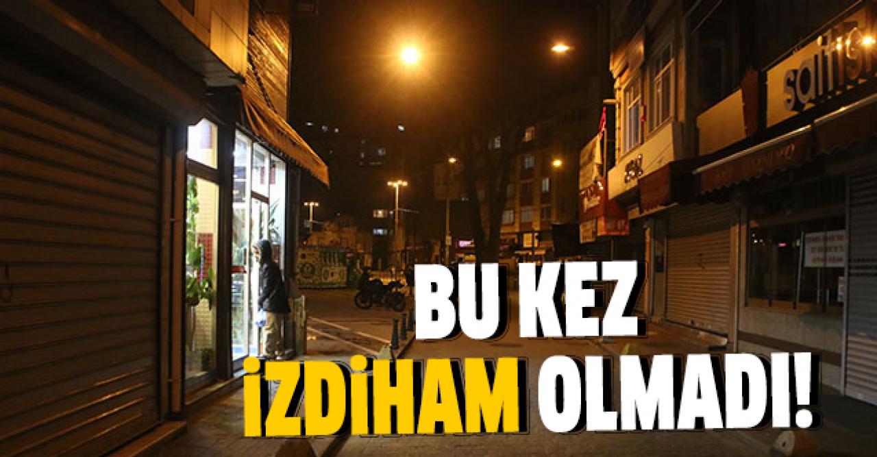 İstanbullular bu kez evlerine erken gitti