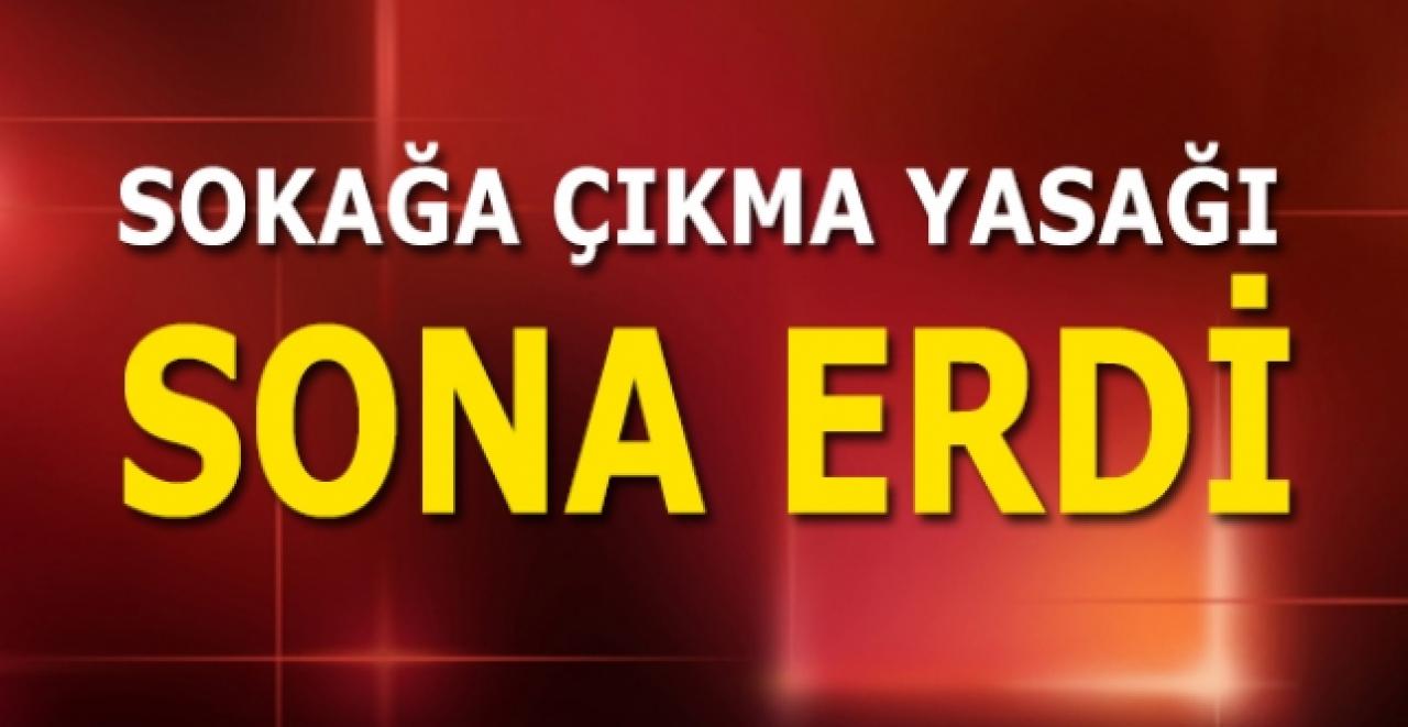 Son dakika... Sokağa çıkma yasağı sona erdi!