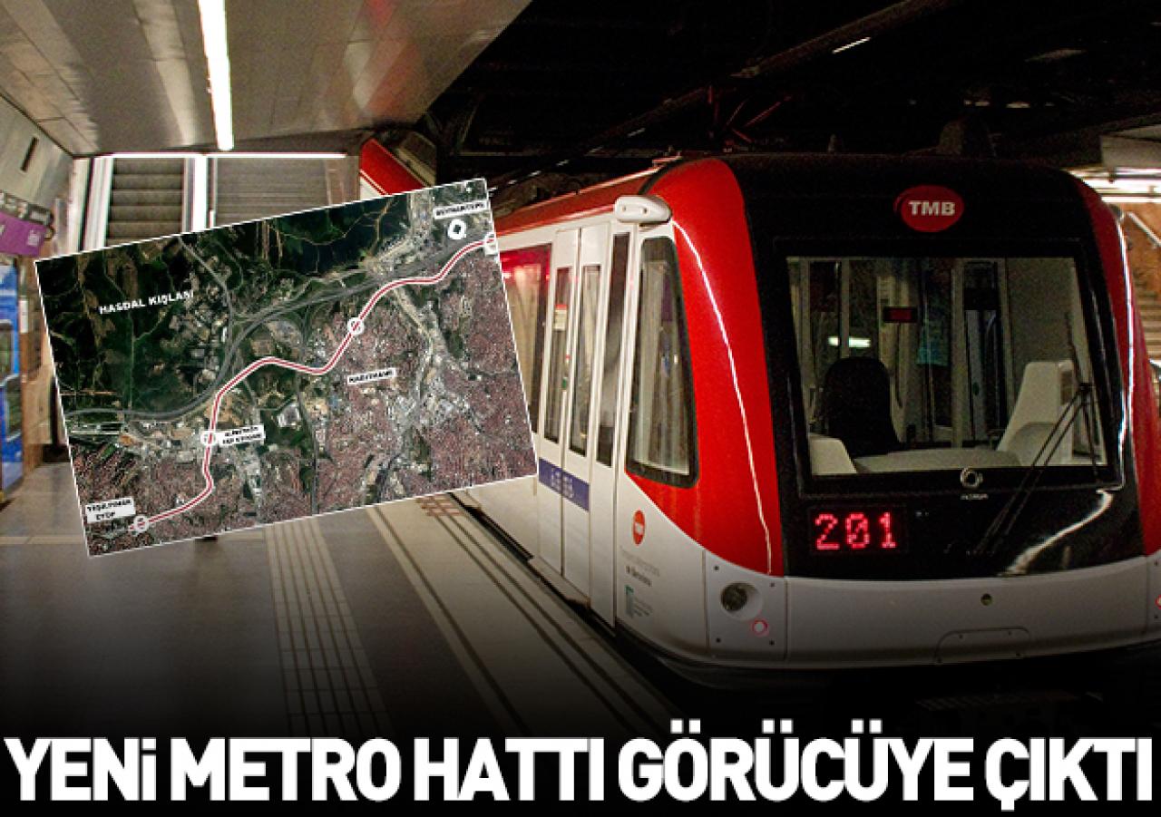 Yeni metro hattı görücüye çıktı