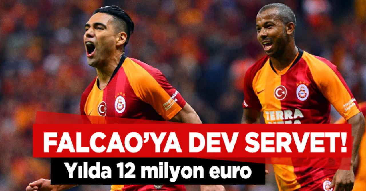 Falcao'ya yılda 12 milyon euro!