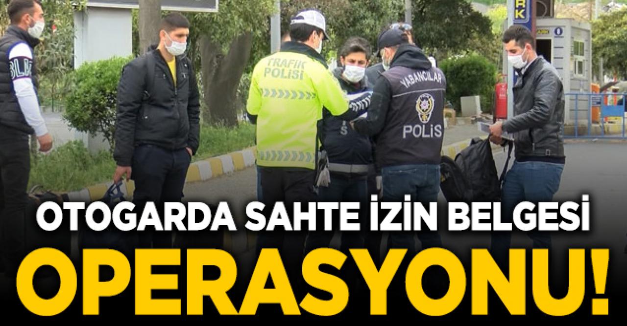 600 liraya sahte seyahat izin belgesi satan firmaya operasyon