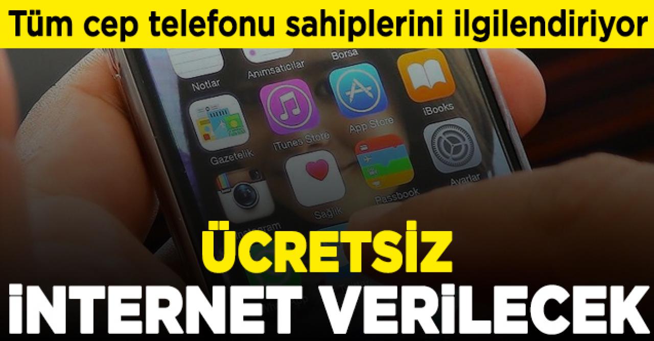 Bakan Karaismailoğlu'ndan flaş açıklama! Bedava internet nasıl alınır?