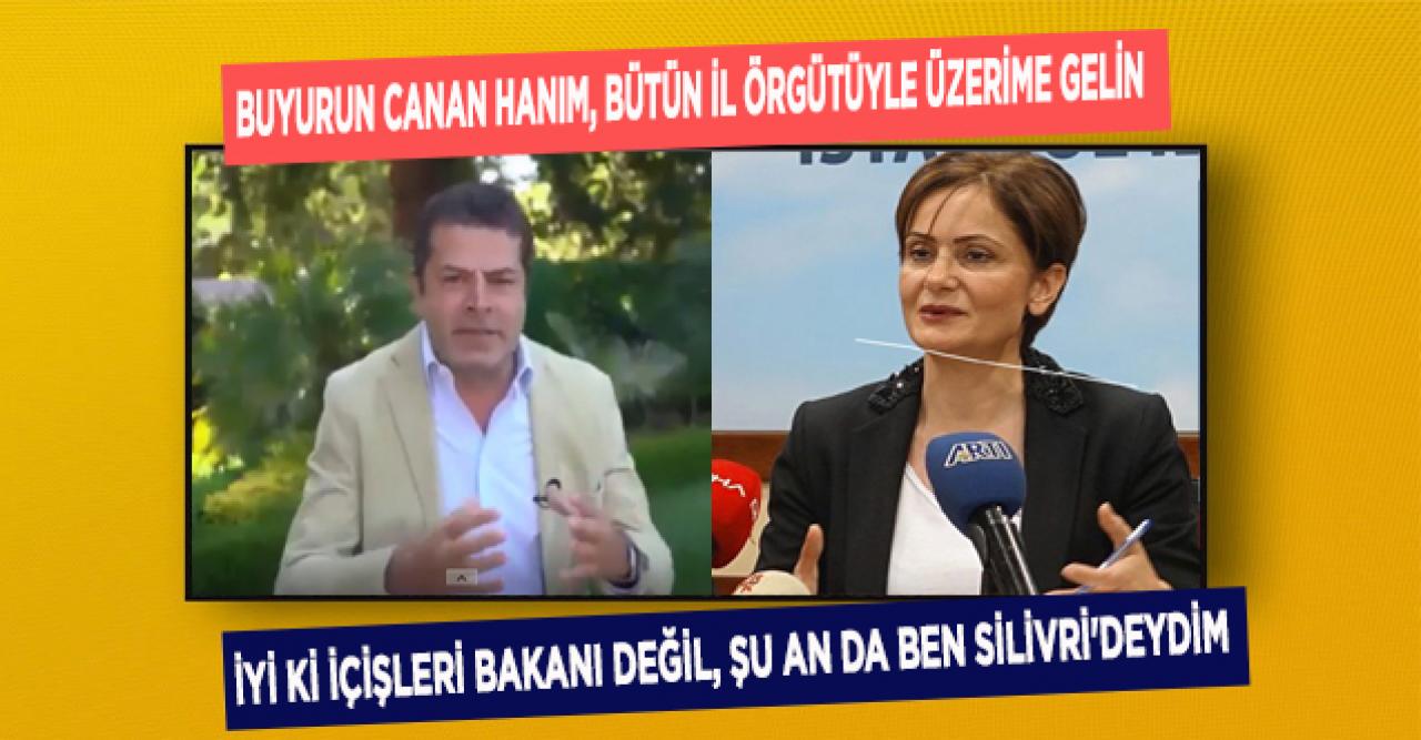 Cüneyt Özdemir'den Canan Kaftancıoğlu'na cevap: Canan Hanım iyi ki İçişleri Bakanı değil!