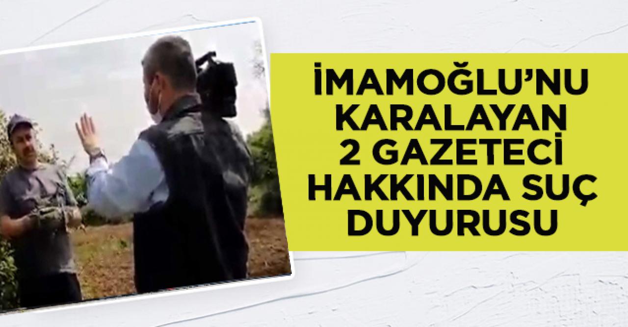 İmamoğlu'nun limon yardımını karalamak için haber yapan 2 gazeteci hakkında suç duyurusu