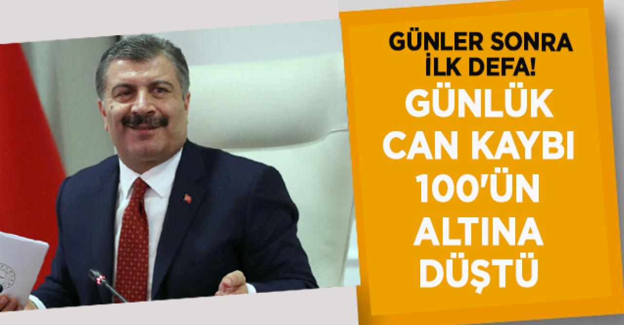 Sevindiren gelişme! Türkiye'de günlük can kaybı 100'ün altına düştü