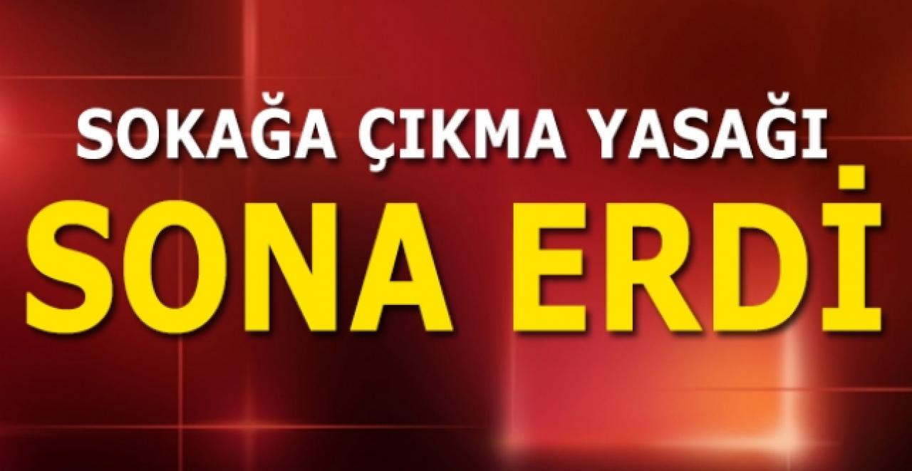 Son dakika...  4 günlük sokağa çıkma yasağı sona erdi!