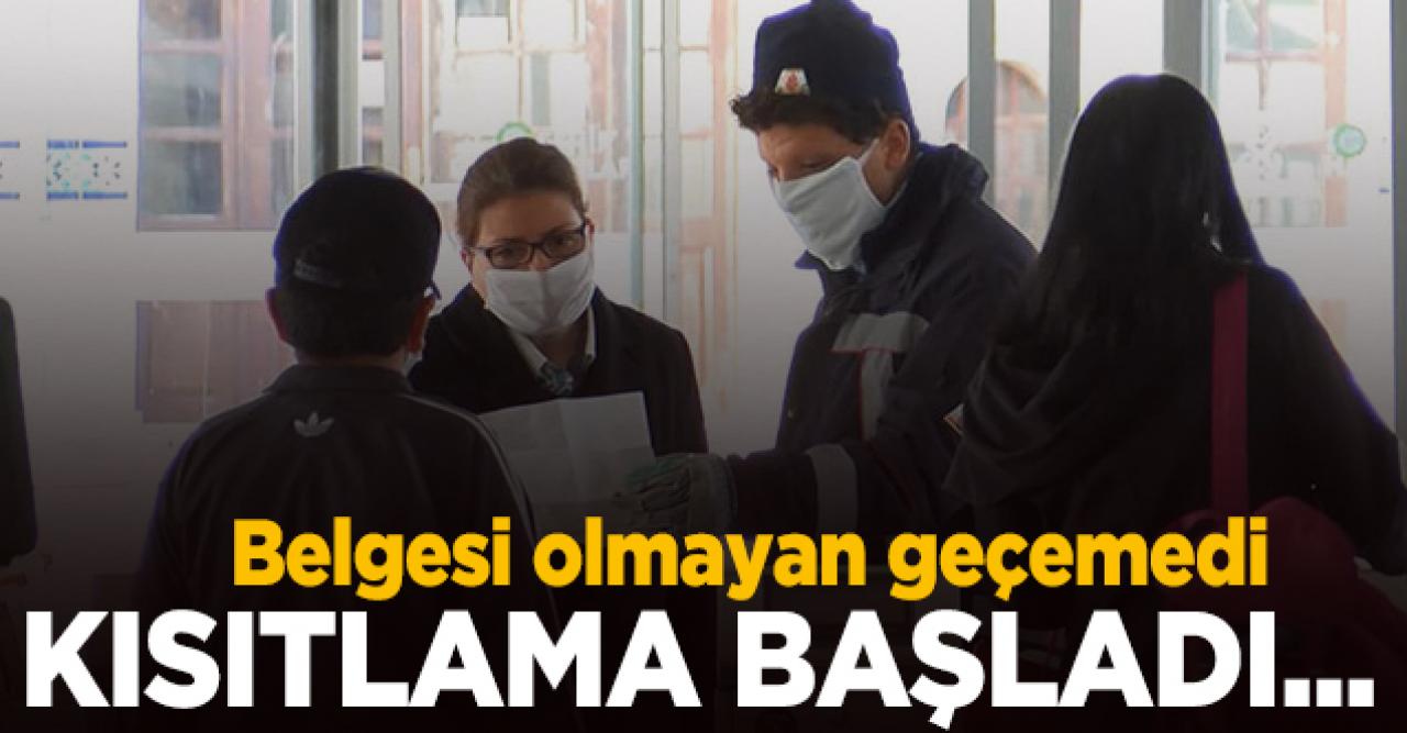 Adalar'a giriş çıkış kısıtlaması başladı