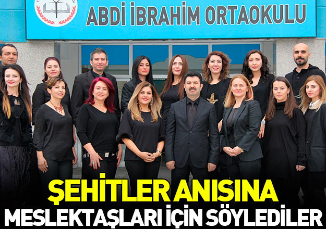 Meslektaşları için söylediler