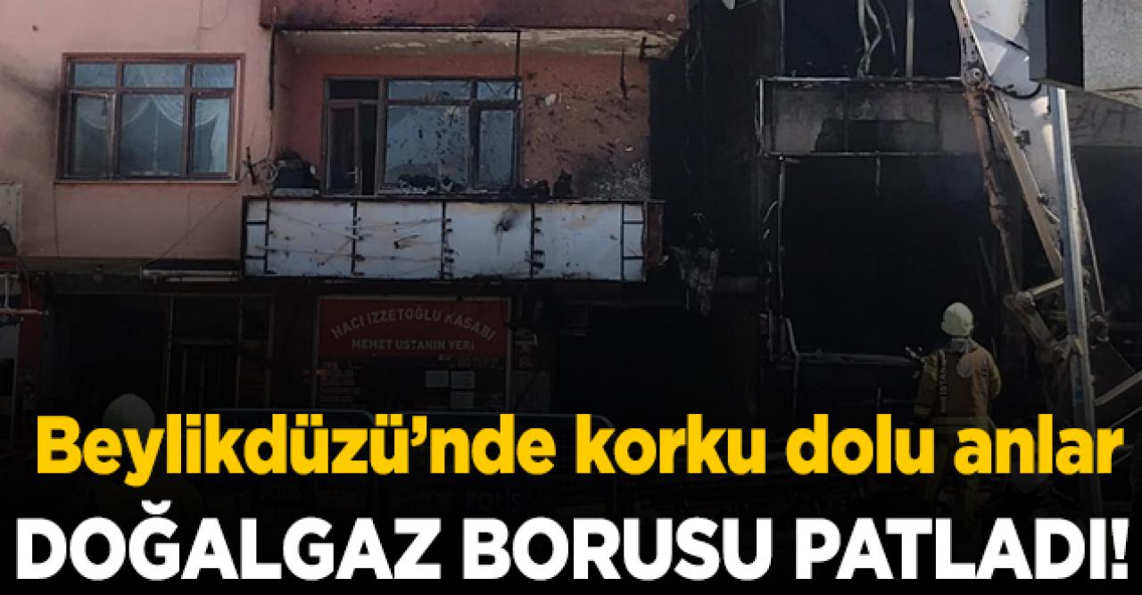 Beylikdüzü Gürpınar'da doğalgaz borusu patladı!