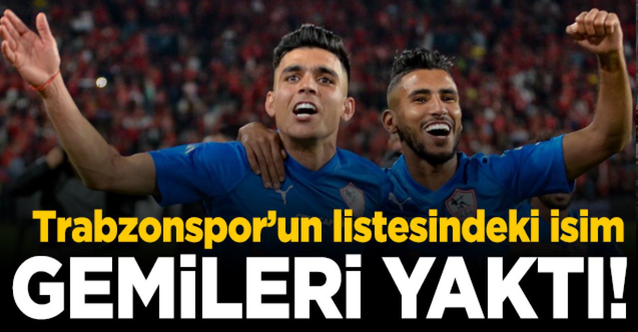 Trabzonspor'un listesindeki Achraf Bencharki Zamalek'ten ayrılıyor!