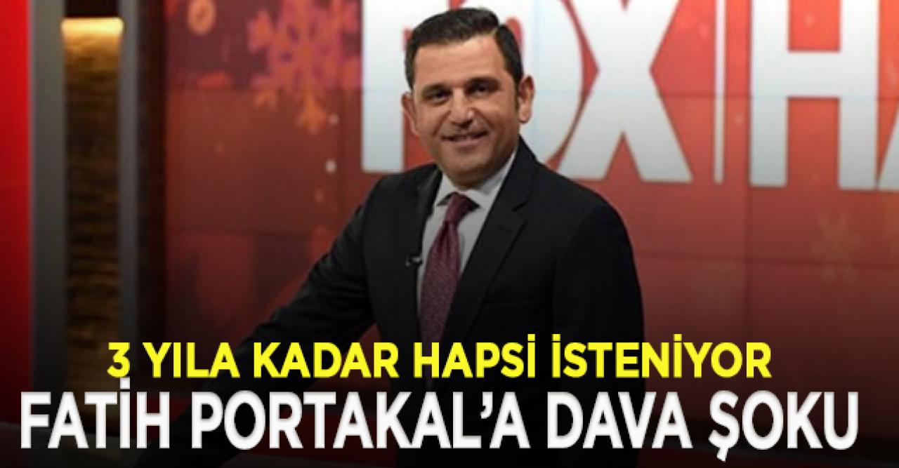 Fatih Portakal’a 3 yıla kadar hapis istemiyle dava açıldı