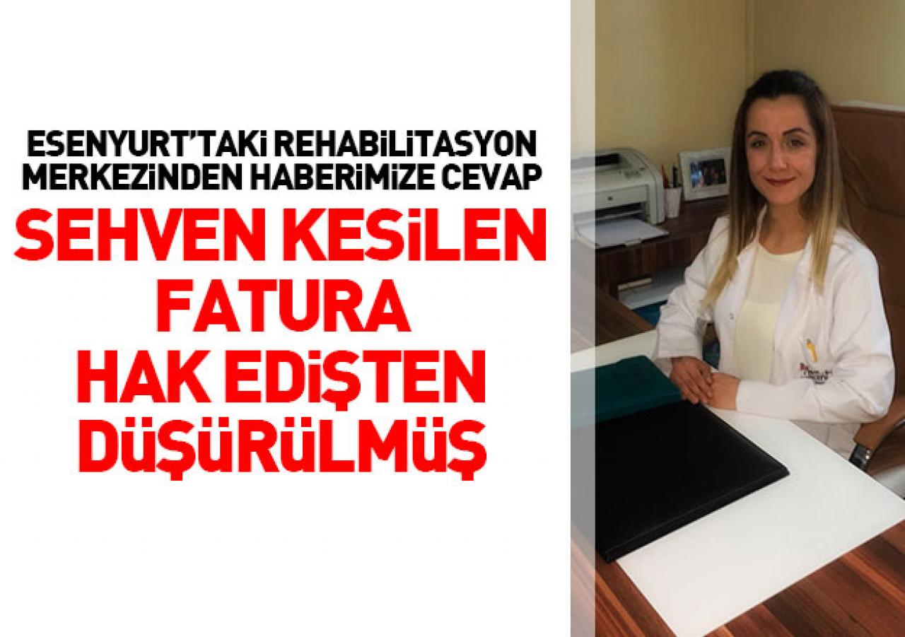 Sehven kesilen fatura hak edişten düşürülmüş