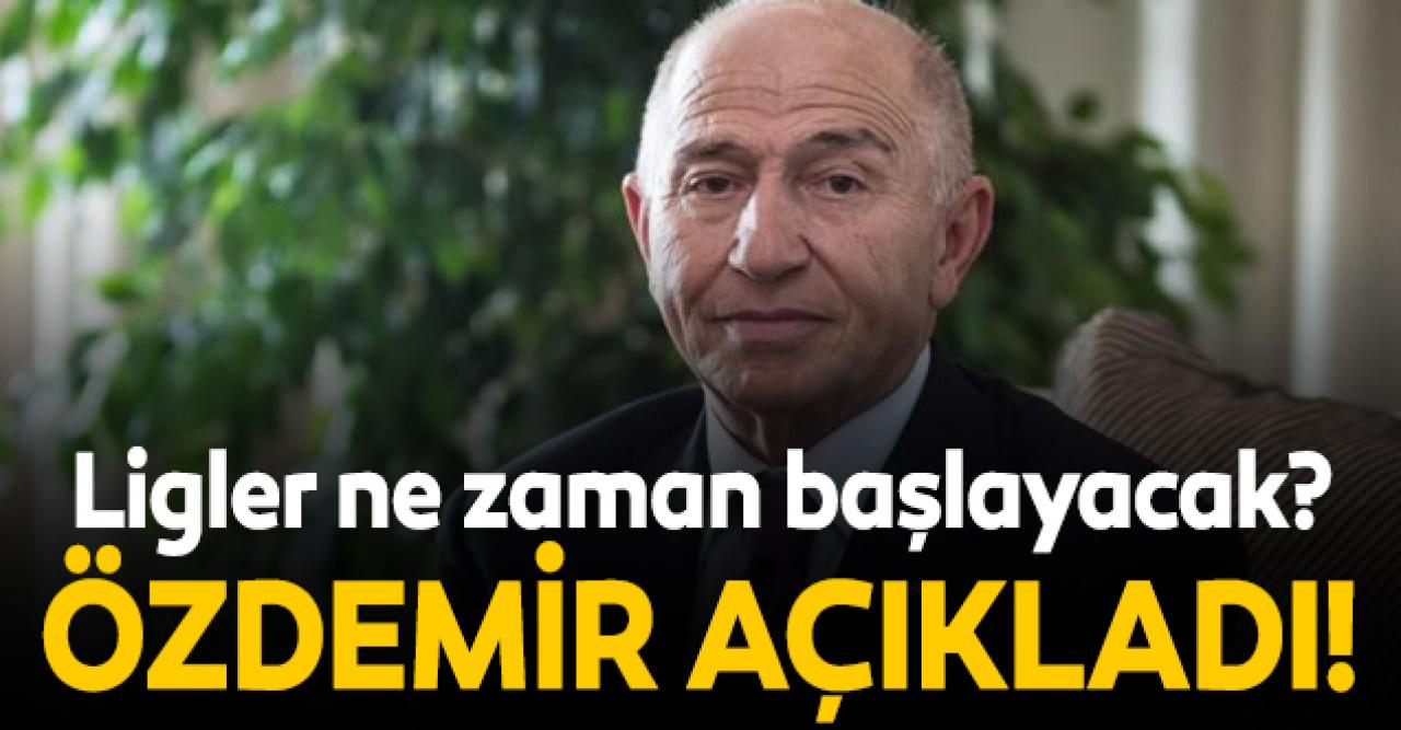 Süper Lig, 1. Lig, 2. Lig ve 3. Lig ne zaman başlayacak? Nihat Özdemir açıkladı