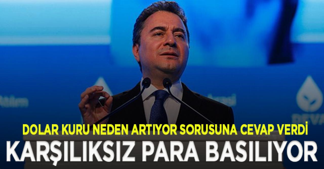 Ali Babacan’dan kur artışı yorumu: Ciddi bir ekonomik krizle yüzleşeceğiz