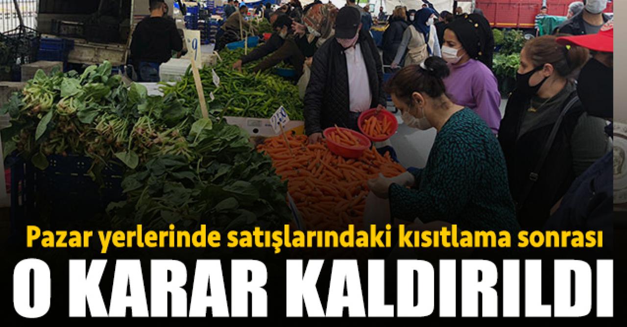 Pazar yerleri ile ilgili yeni karar!