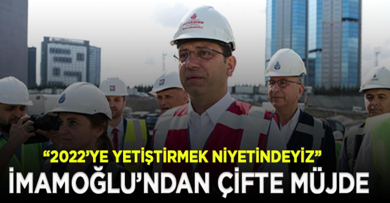 İmamoğlu'ndan müjde üstüne müjde