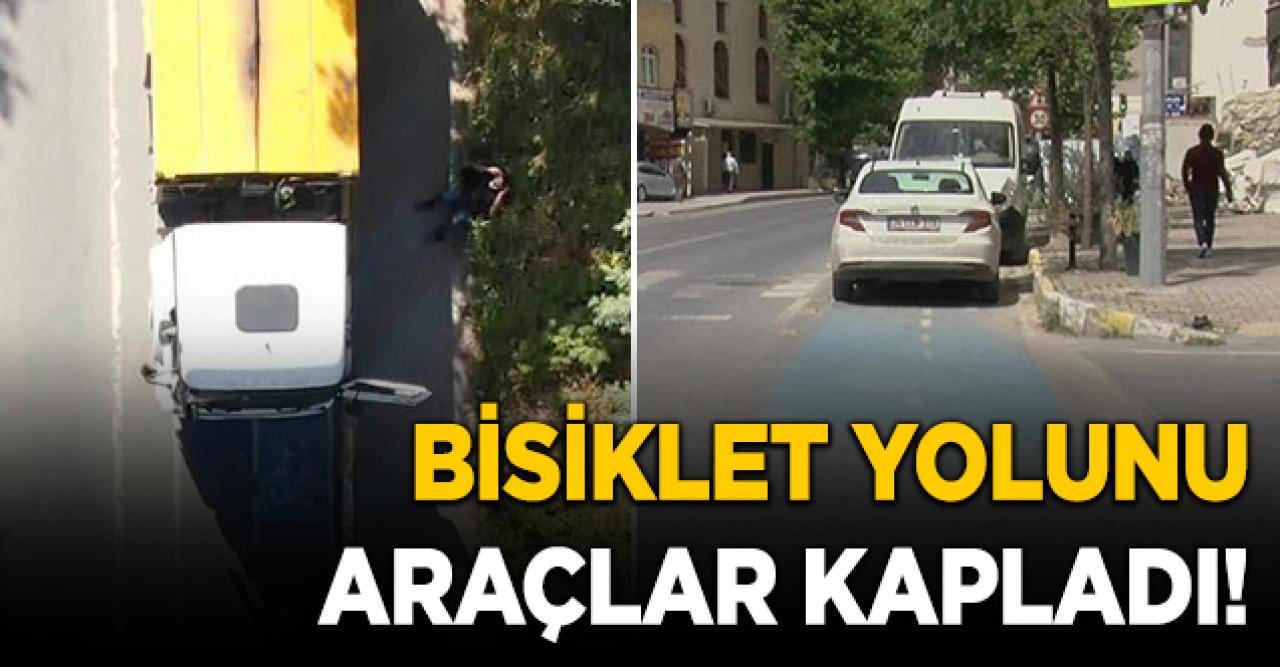 İBB'nin yaptığı bisiklet yolu araçlara teslim