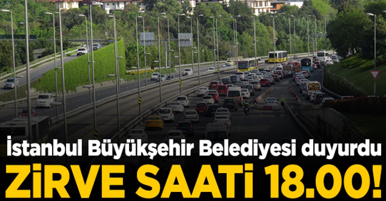 Trafikte zirve saati 18.00