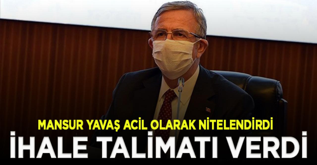 Mansur Yavaş, AK Parti ve MHP'lilerin ertelediği proje için ihale talimatı verdi