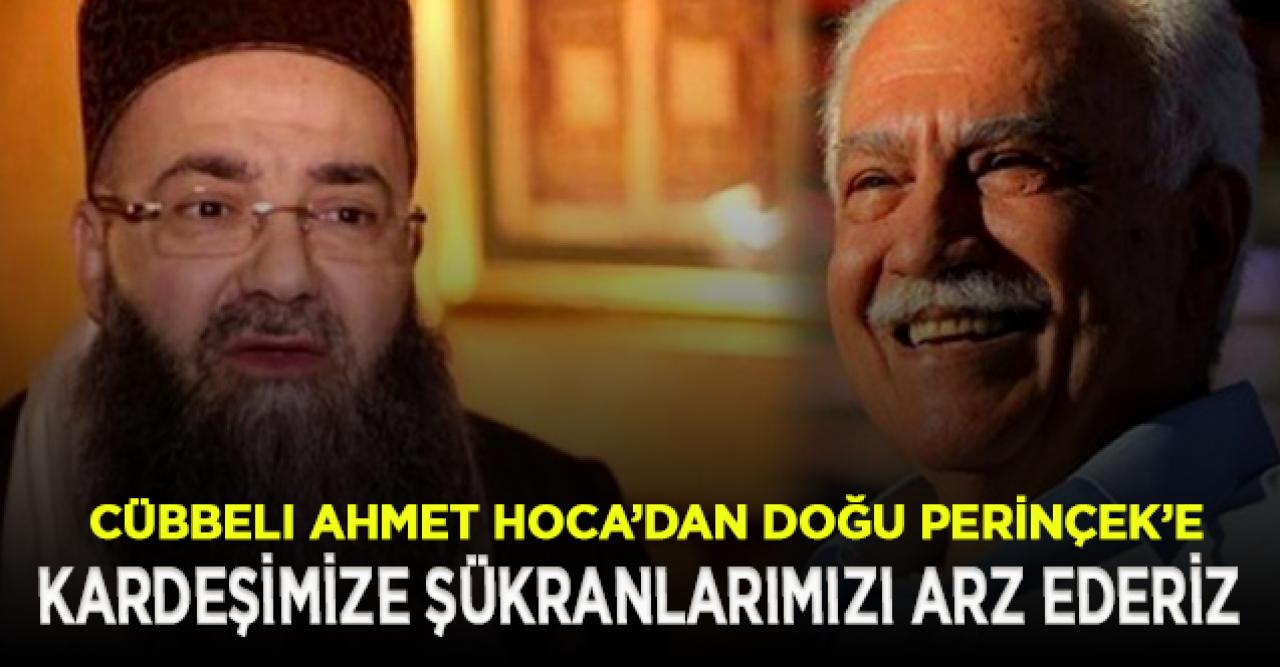 Cübbeli Ahmet Hoca: Doğu Perinçek kardeşimize şükranlarımızı arz ederiz