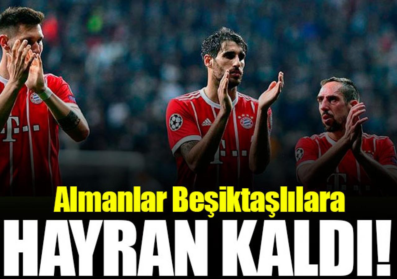 Almanlar şapka çıkardı!