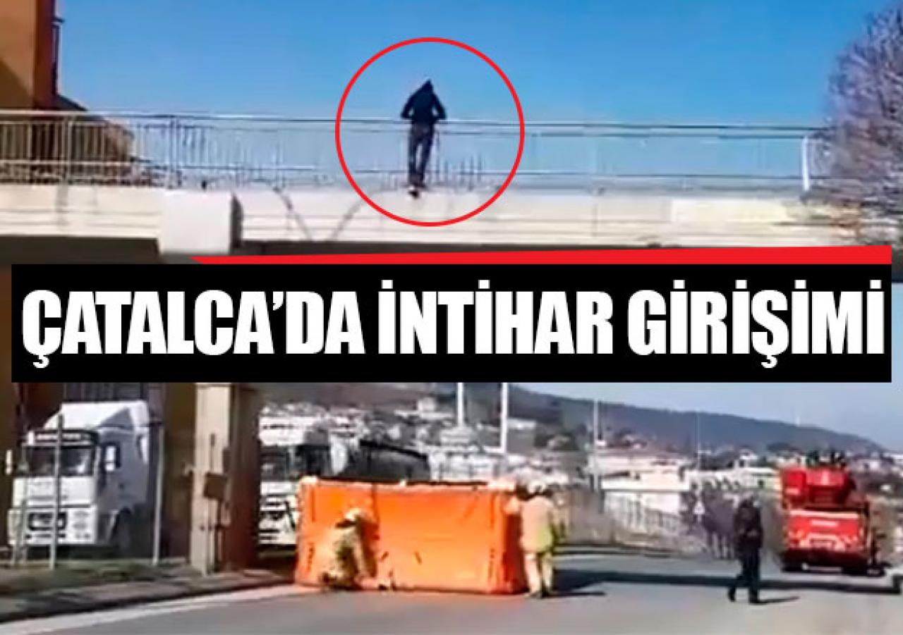 Çatalca'da intihar girişimi