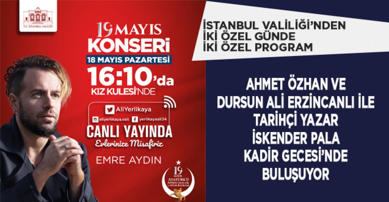 İstanbul Valiliği’nden İki Özel Günde İki Özel Program