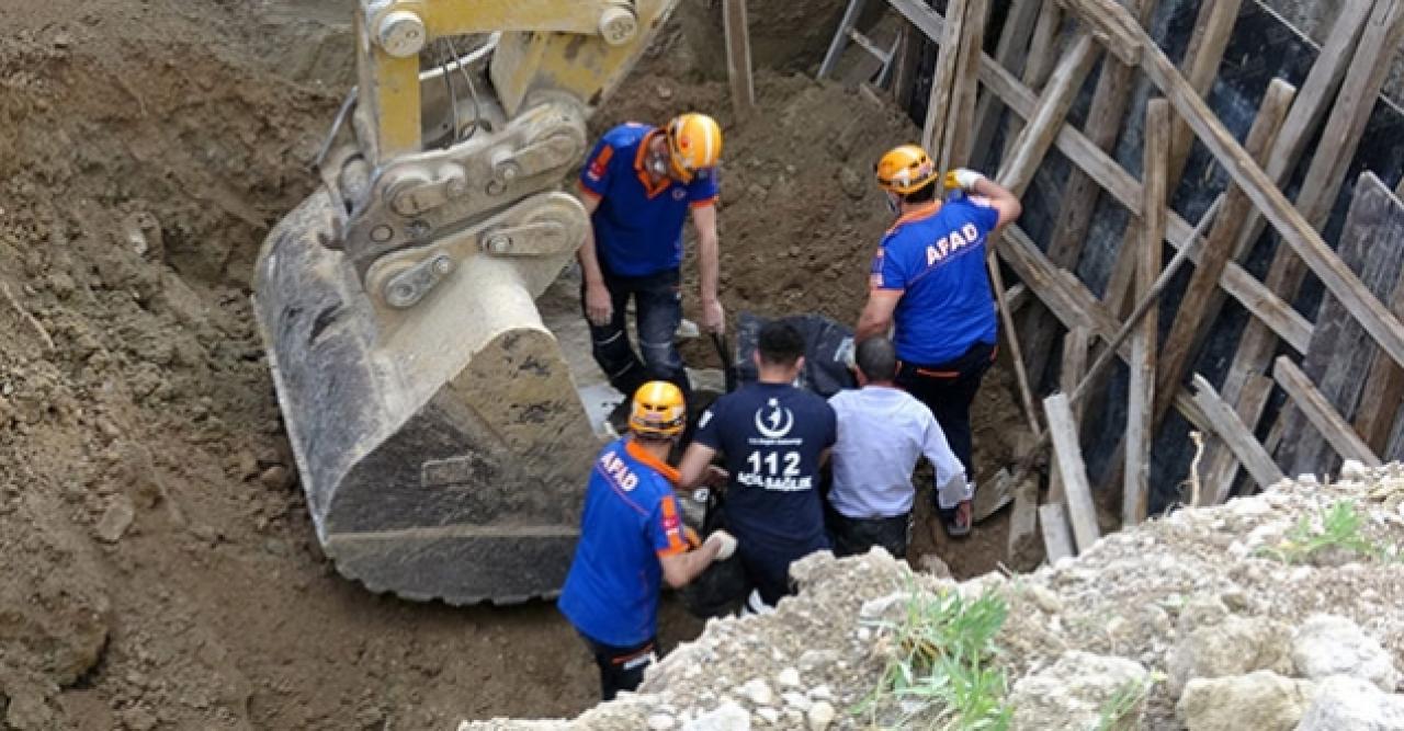 İnşaat çalışması sırasında göçük yaşandı, işçilerden Ali Elek hayatını kaybetti