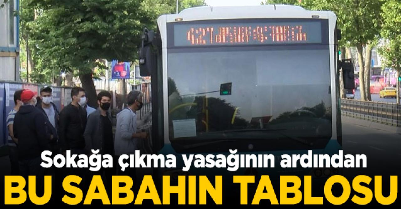 İstanbul'da yasak sonrası toplu ulaşım