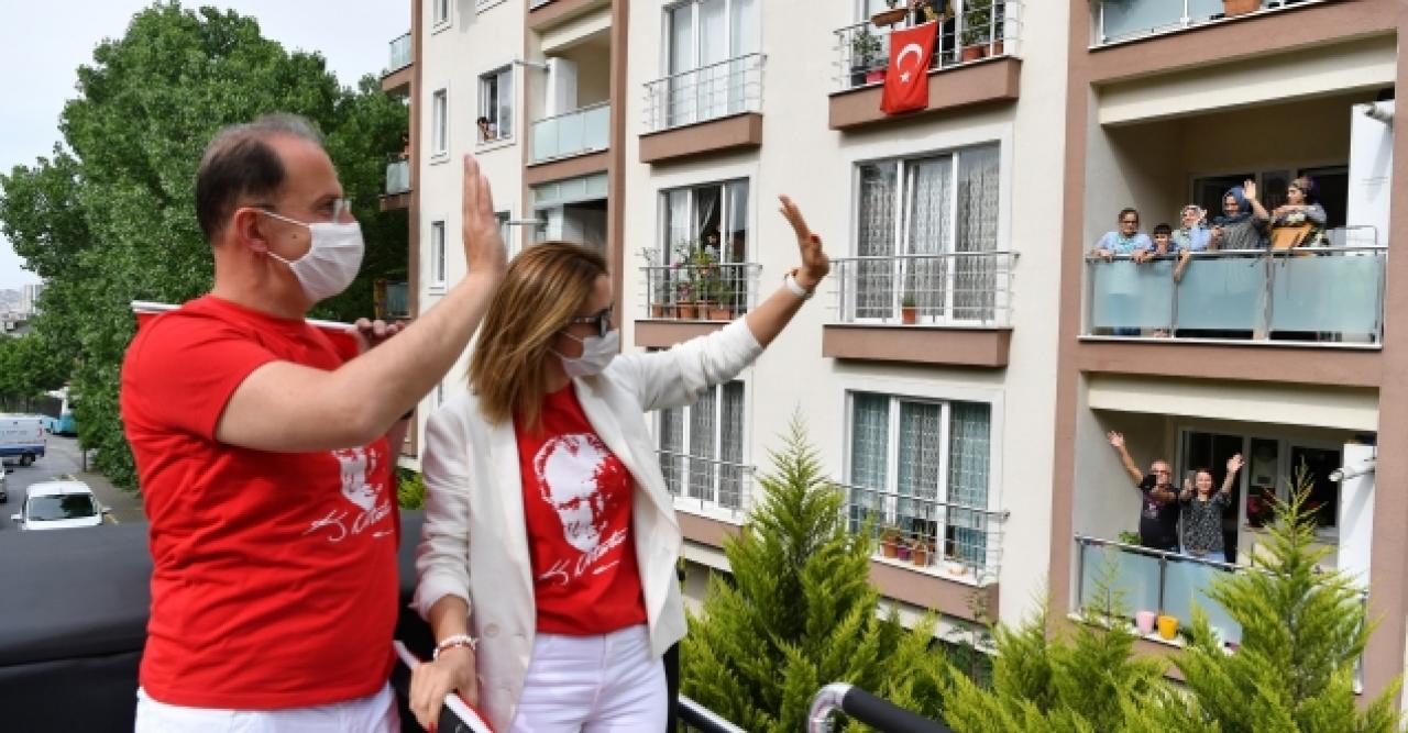 Özgürlük meşalesi Samsun'da yakıldı