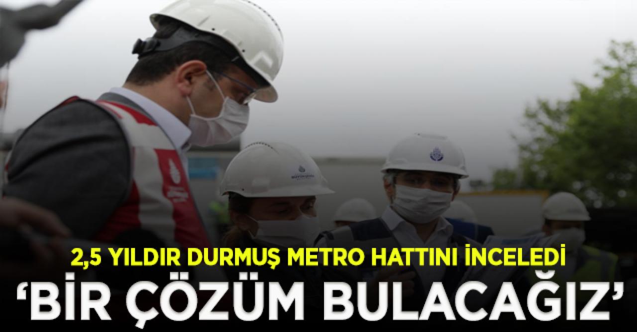 Yenidoğan-Cumhuriyet-Emek Metro Hattı’nı inceleyen İmamoğlu'ndan tepki: Çok yanlış bir şekilde başlanmış!