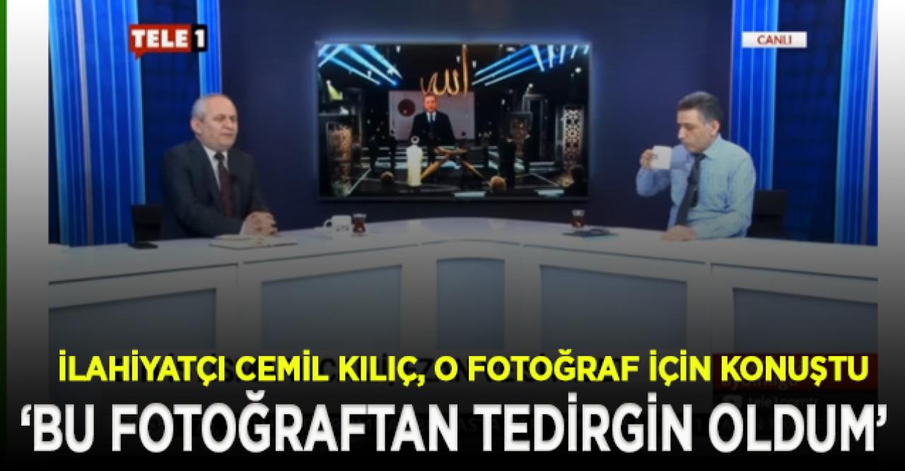 İlahiyatçı Cemil Kılıç: Ben bu fotoğraftan tedirgin oldum, bana ürpertici geldi