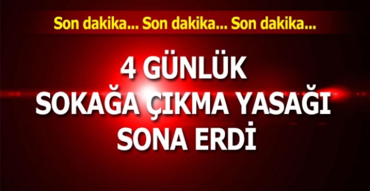 81 ilde uygulanan 4 günlük sokağa çıkma yasağı sona erdi