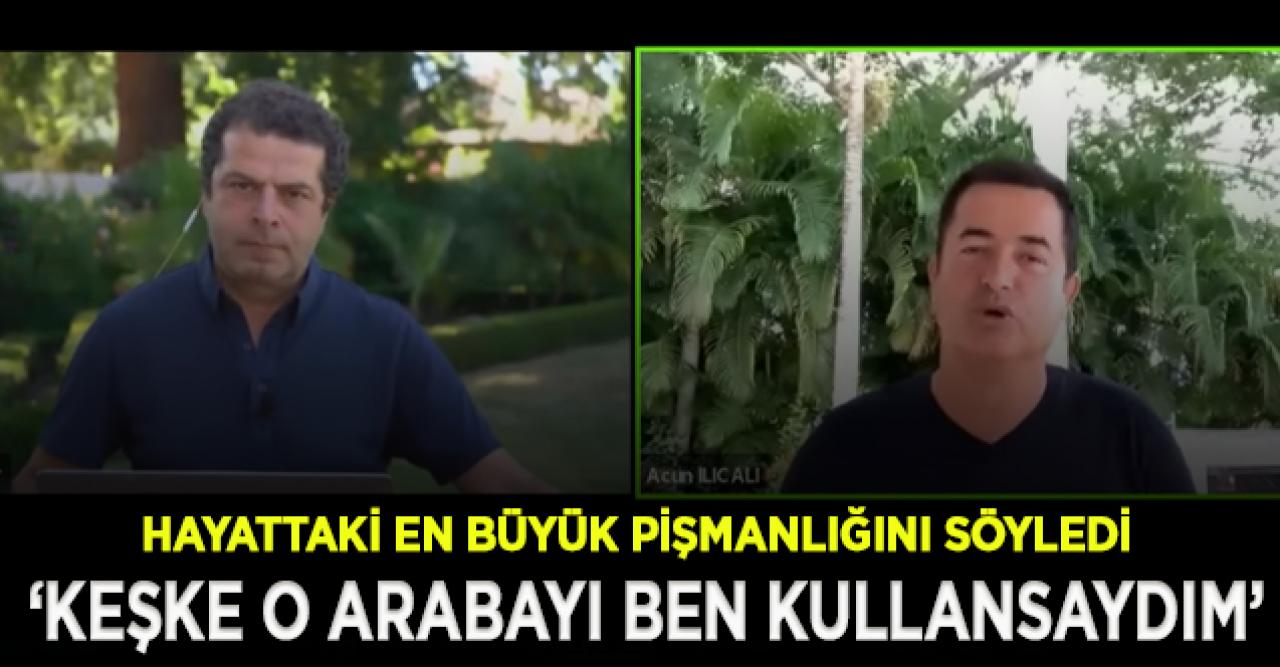 Acun Ilıcalı, en büyük pişmanlığını Cüneyt Özdemir'e açıkladı