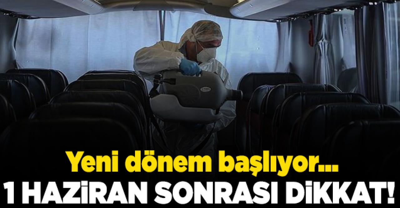 Otobüs yolculuklarında yeni dönem başlıyor... 1 Haziran sonrasına dikkat!